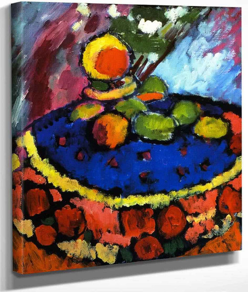 Still Life With Round Table By Alexei Jawlensky By Alexei Jawlensky
