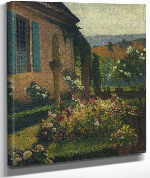 The Artist's Garden By Henri Martin By Henri Martin