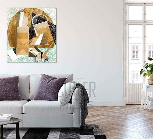 The Bottle Of Banyuls By Juan Gris