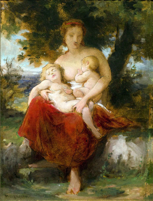 Charity  By William Bouguereau