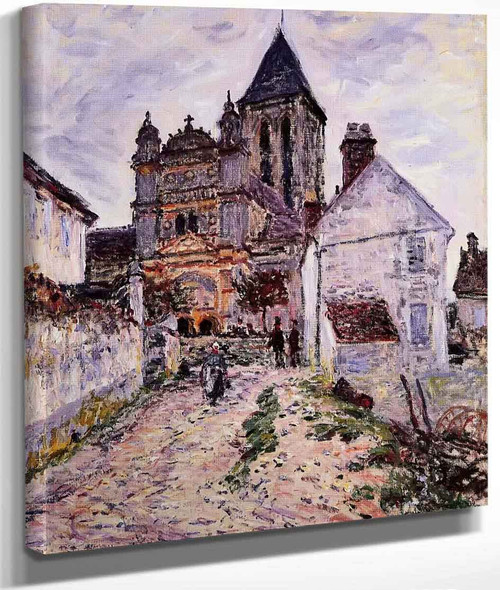 The Church At Vetheuil By Claude Oscar Monet