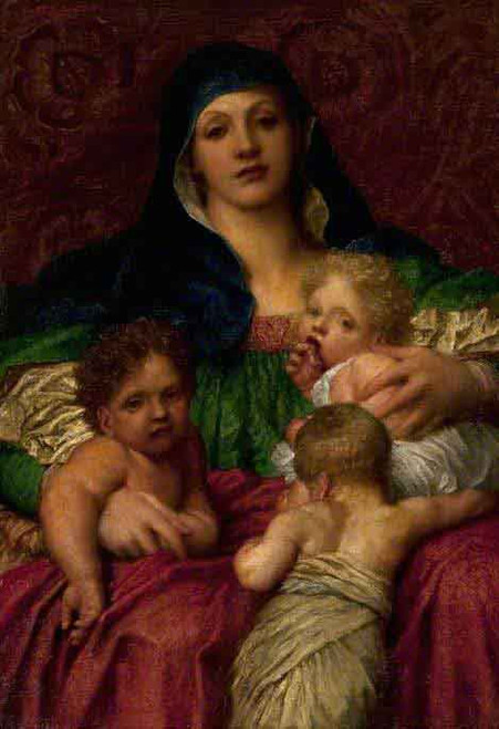 Charity By George Frederic Watts English 1817 1904