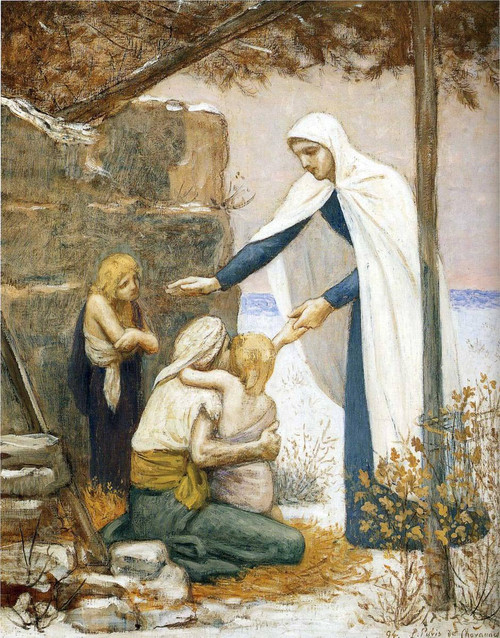 Charity By Pierre Puvis De Chavannes