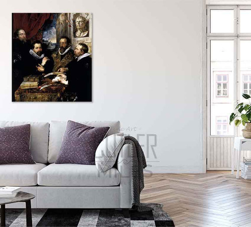 The Four Philosophers By Peter Paul Rubens By Peter Paul Rubens