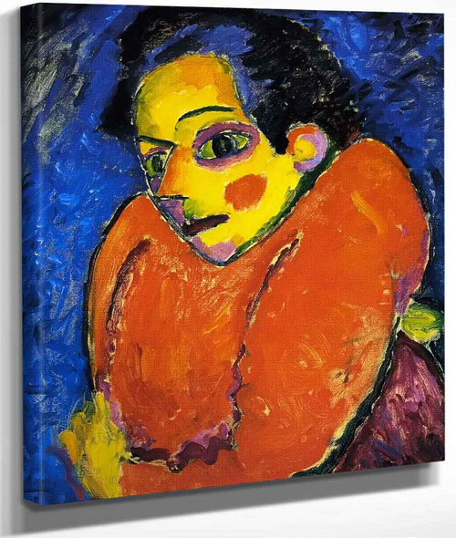 The Hunchback I By Alexei Jawlensky By Alexei Jawlensky