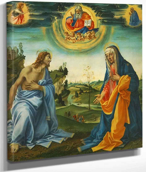 The Intervention Of Christ And Mary By Filippino Lippi