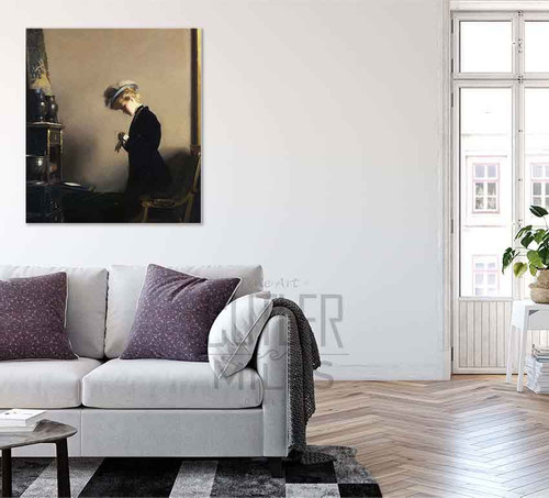 The Letter By William Macgregor Paxton By William Macgregor Paxton