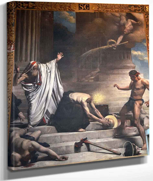 The Martyrdom Of Saint Denis By Leon Joseph Florentin Bonnat