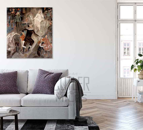 The Strange Party , Hommage To Alain Fournier By Alice Bailly By Alice Bailly