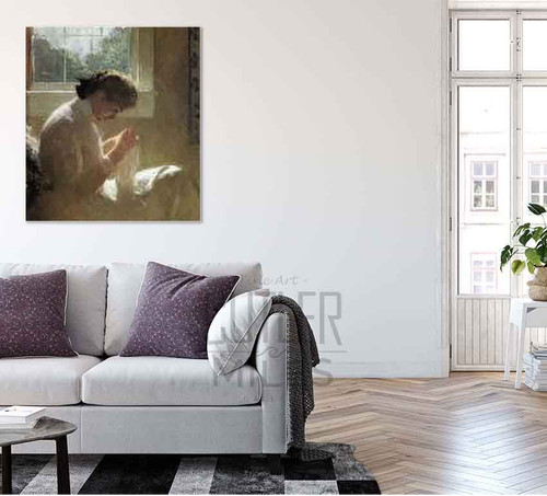 The Sunny Window By Frank W. Benson By Frank W. Benson