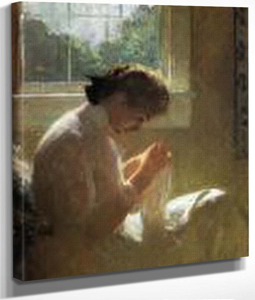 The Sunny Window By Frank W. Benson By Frank W. Benson