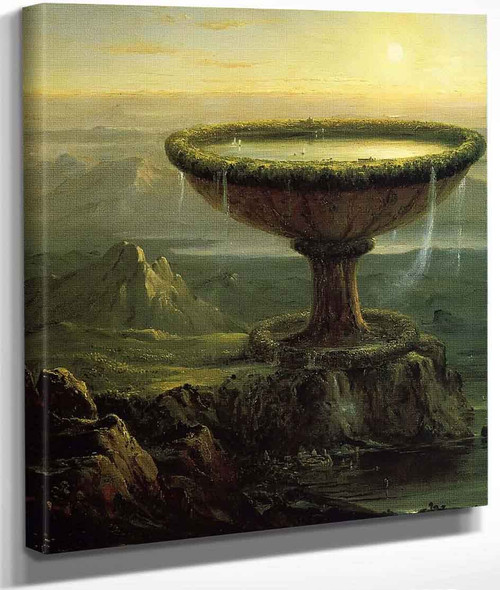 The Titan's Goblet By Thomas Cole By Thomas Cole