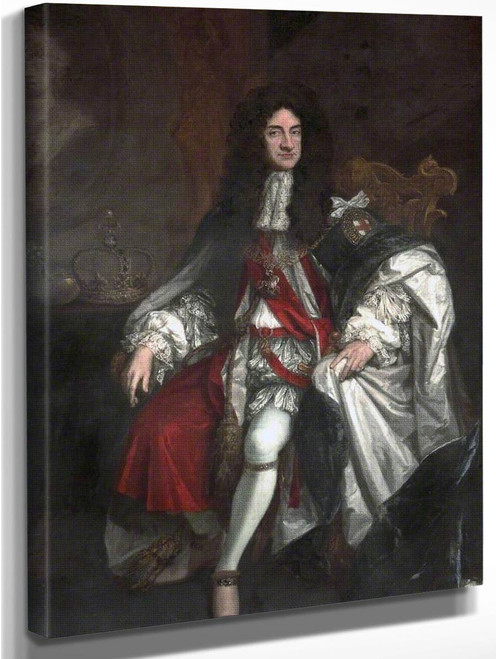 Charles Ii 1 By Sir Godfrey Kneller, Bt.  By Sir Godfrey Kneller, Bt.