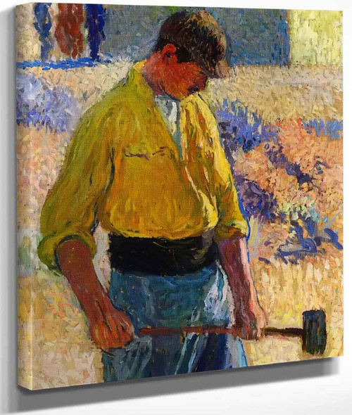 The Worker By Henri Martin By Henri Martin