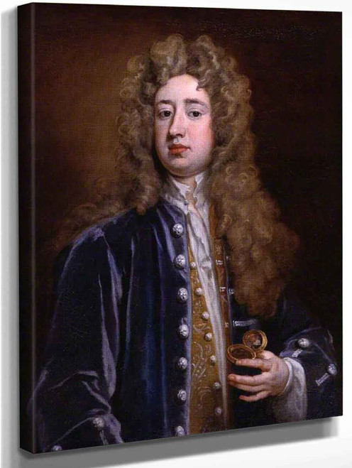 Charles Mohun, 4Th Baron Mohun By Sir Godfrey Kneller, Bt.  By Sir Godfrey Kneller, Bt.