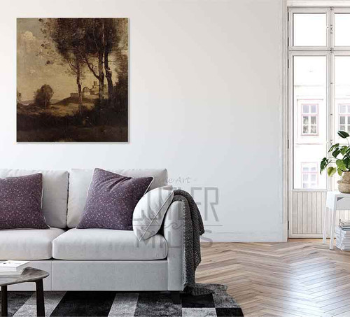 Tuscan Beaters By Jean Baptiste Camille Corot By Jean Baptiste Camille Corot