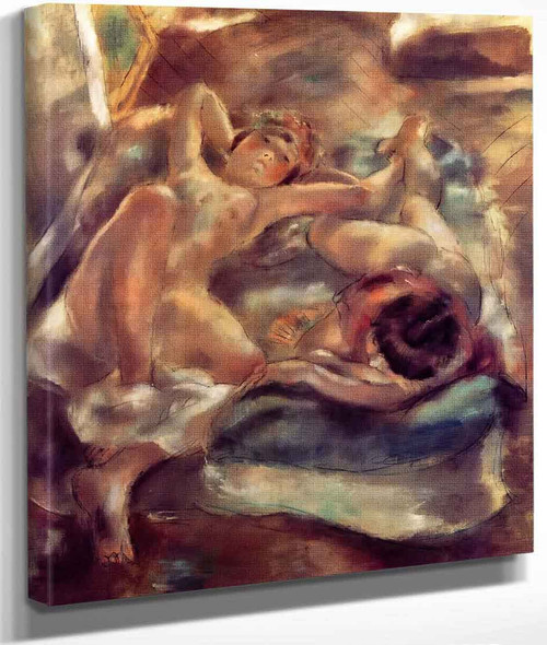Two Reclining Nudes By Jules Pascin By Jules Pascin