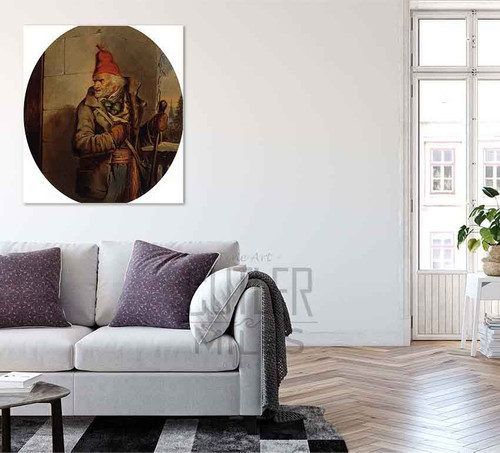 Va Au Diable! By Cornelius Krieghoff By Cornelius Krieghoff