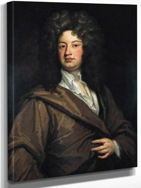 Charles Montagu, 1St Earl Of Halifax, One Of The Founders Of The Bank Of England 2 By Sir Godfrey Kneller, Bt.