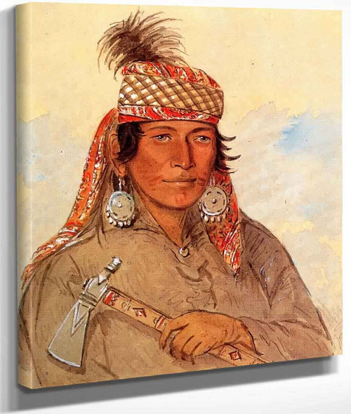 Wah Pe Say, The White, Wea By George Catlin By George Catlin