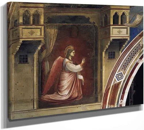 Annunciation The Angel Gabriel Sent By God By Giotto Di Bondone By Giotto Di Bondone