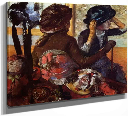 At The Milliner's3 By Edgar Degas