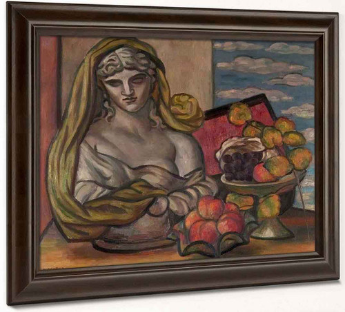 Clytie And Autumn Leaves By Mark Gertler