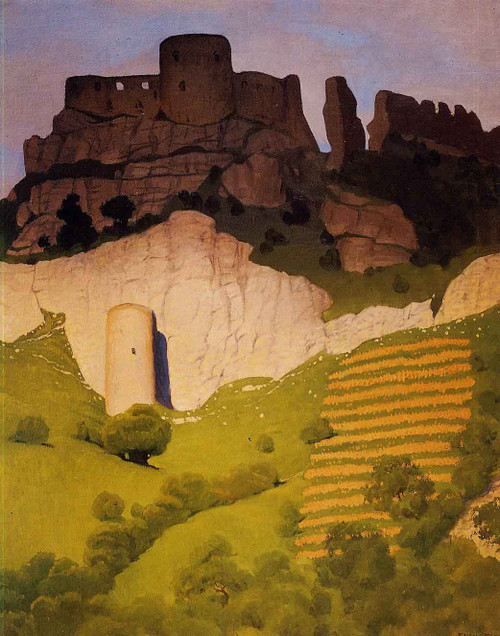 Chateau Gaillard At Andelys By Felix Vallotton