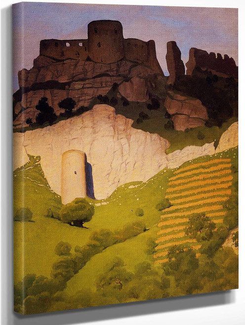 Chateau Gaillard At Andelys By Felix Vallotton Chateau Gaillard At Andelys By Felix Vallotton