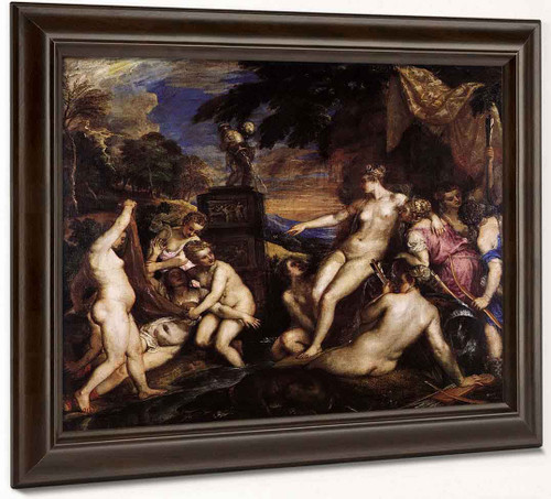Diana And Callisto By Titian