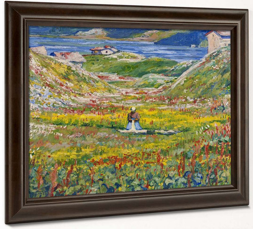 Flowering Valley By Giovanni Giacometti By Giovanni Giacometti