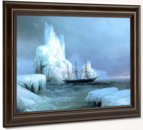 Icebergs By Ivan Constantinovich Aivazovsky By Ivan Constantinovich Aivazovsky