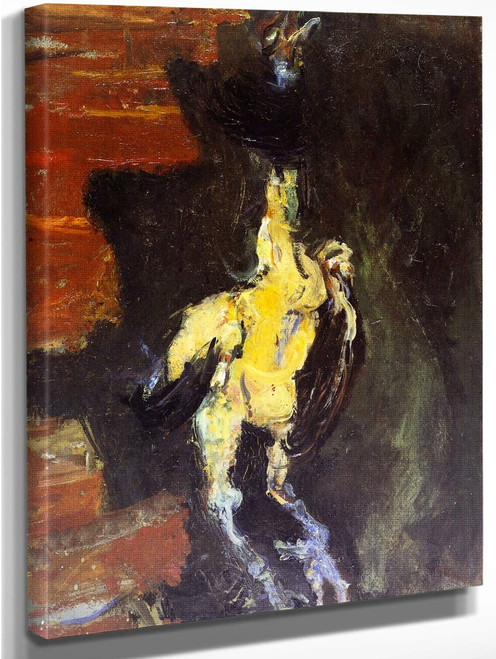 Chicken Hanging Before A Brick Wall By Chaim Soutine