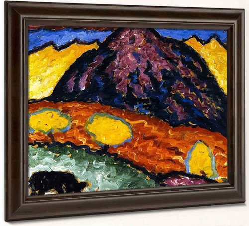 Landscape With Cow By Alexei Jawlensky By Alexei Jawlensky