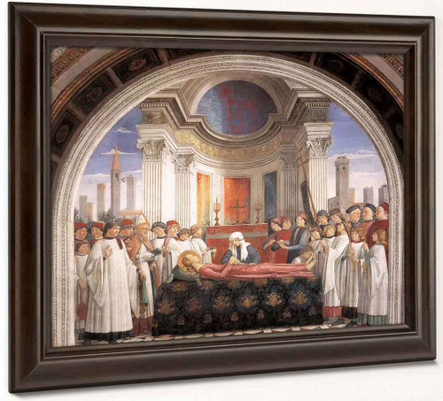 Obsequies Of St Fina By Domenico Ghirlandaio