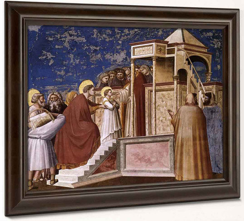 Scenes From The Life Of The Virgin 2. Presentation Of The Virgin In The Temple By Giotto Di Bondone By Giotto Di Bondone