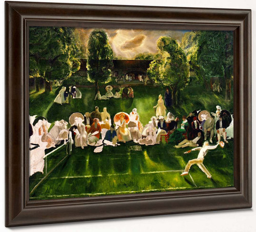 Tennis Tournament By George Wesley Bellows By George Wesley Bellows