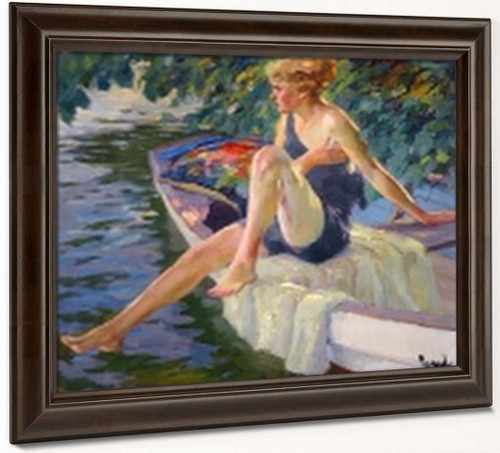 The Bather By Edward Cucuel By Edward Cucuel