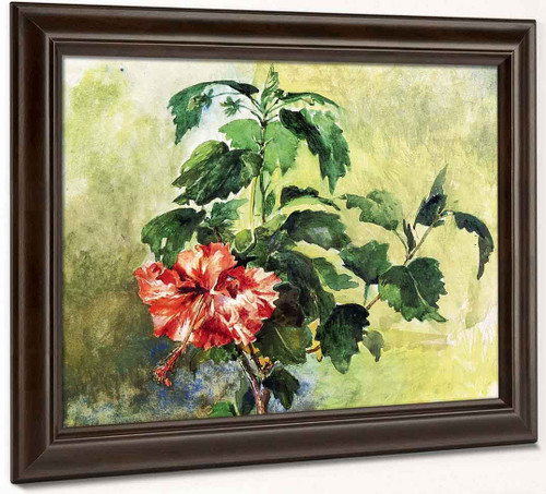 The Hibiscus, Tahiti, Society Islands, 1891 By John La Farge By John La Farge