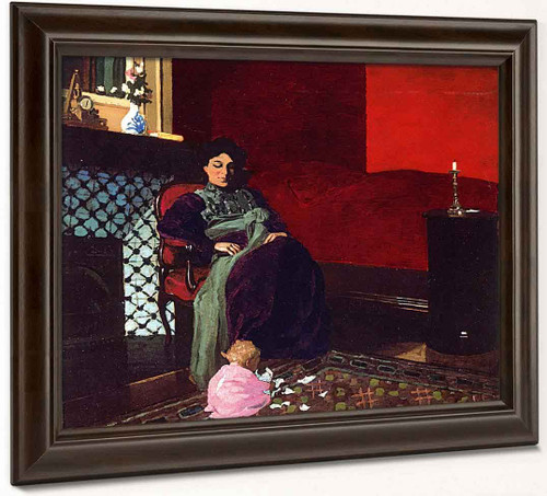 The Red Room, Eretat By Felix Vallotton