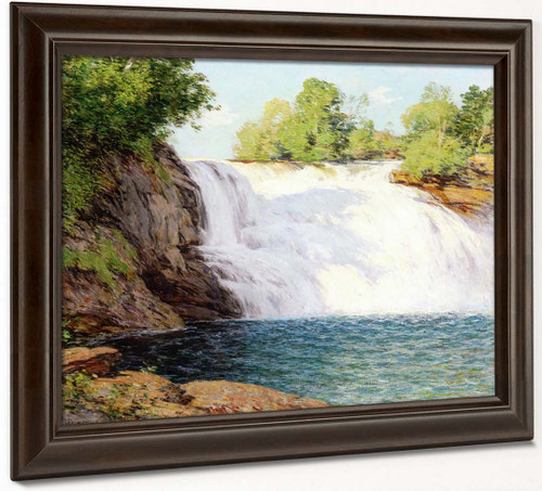 The Waterfall By Willard Leroy Metcalf