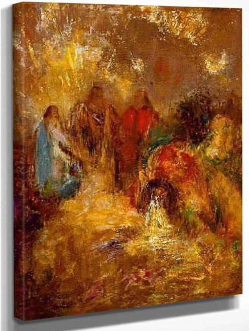 Christ And His Desciples By Odilon Redon