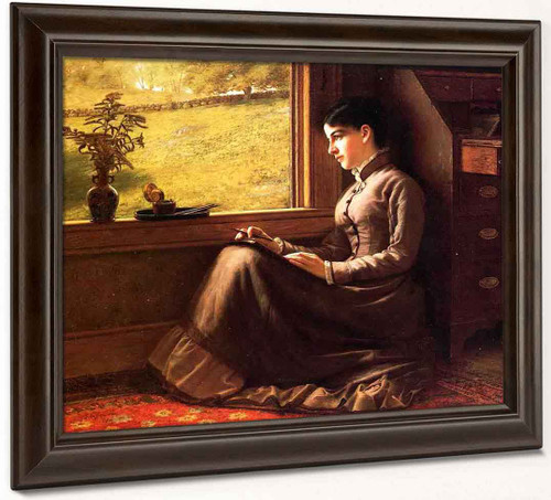Woman Seated At Window By George Heidrik Breitner