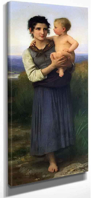 Going To The Bath By William Bouguereau