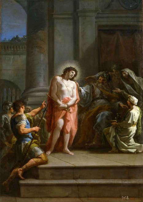 Christ Before Pilate By Corrado Giaquinto By Corrado Giaquinto