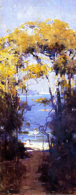 Sorrento, Naples By Sir Arthur Streeton