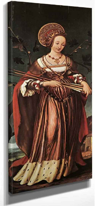 St Ursula By Hans Holbein The Younger  By Hans Holbein The Younger