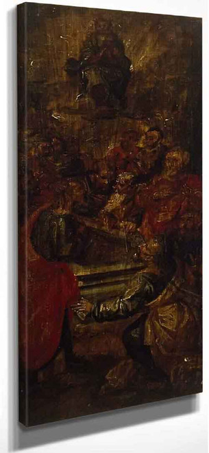 The Assumption Of The Virgin By John Linnell By John Linnell