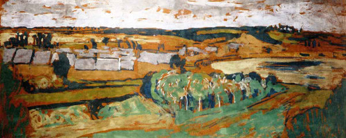 Landscape At Saint Jacut By Edouard Vuillard