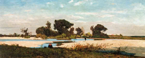 Landscape By Henri Joseph Harpignies, Aka Henri Harpignies